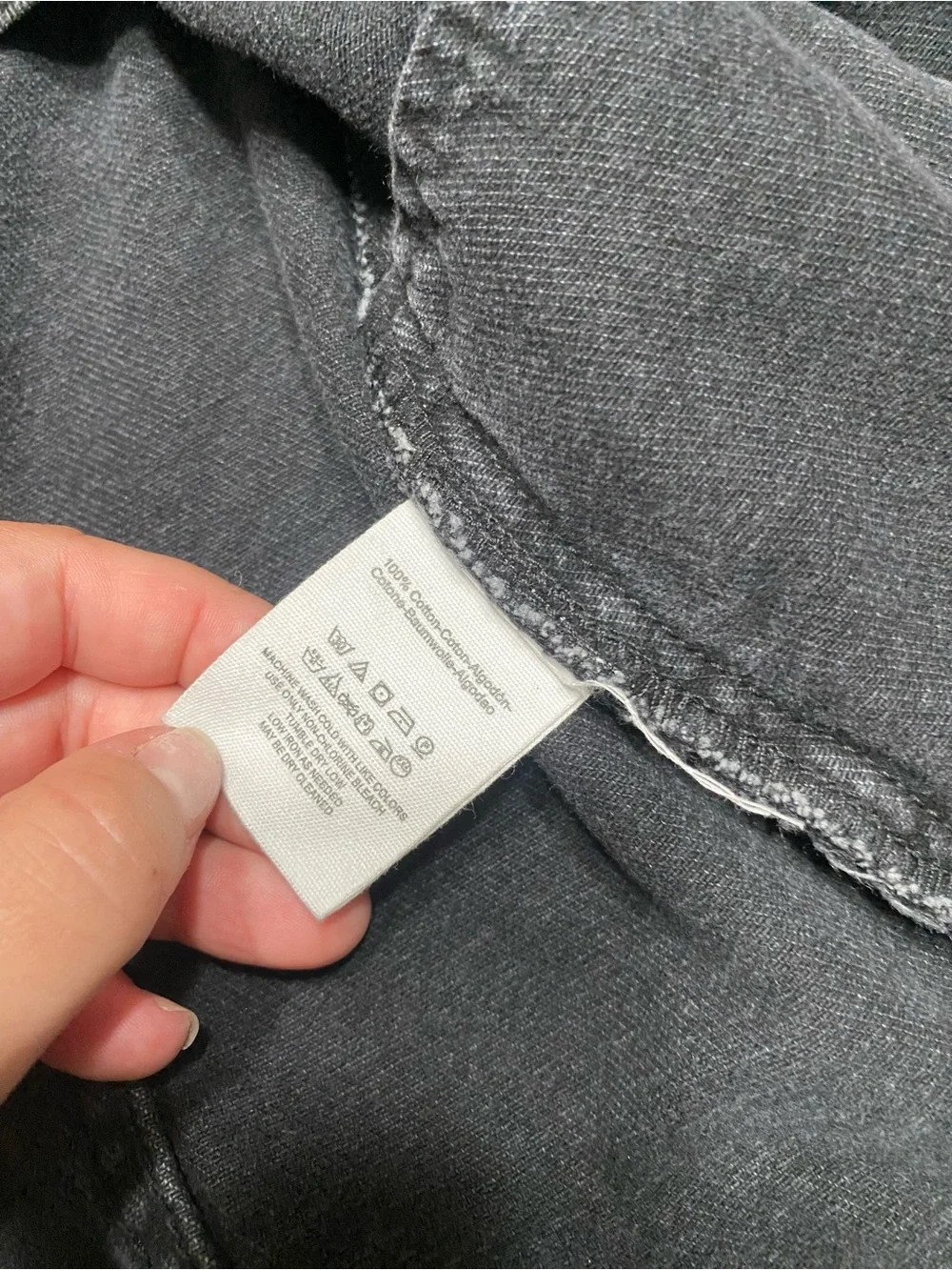 Free People Black Denim Jean Jacket - Picture 4 of 5